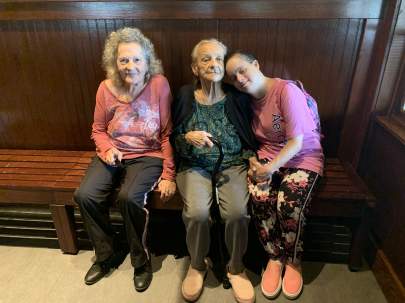 Regina, Danis, and Daughter Red Lobster